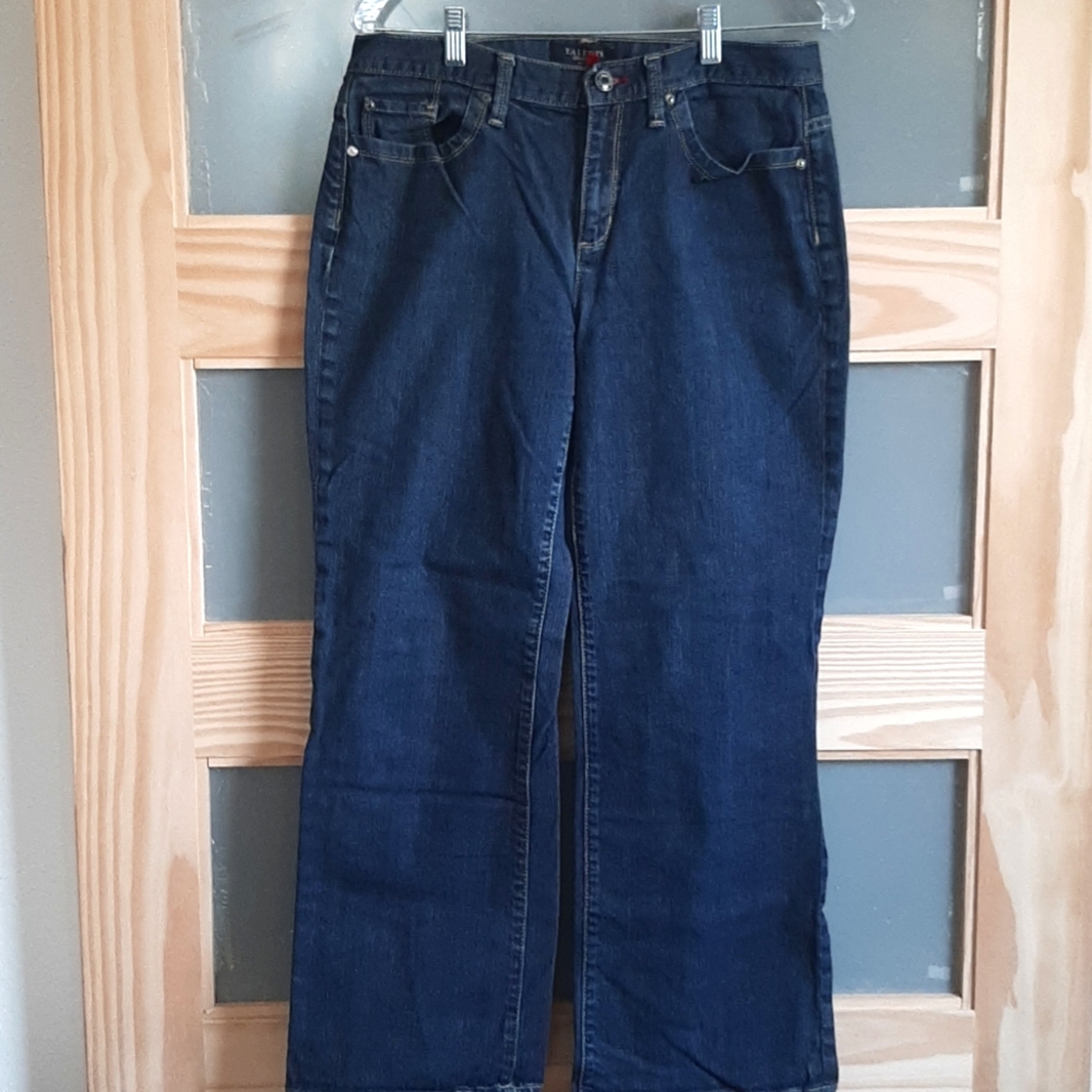 Talbots women's wide leg jeans 10P petite